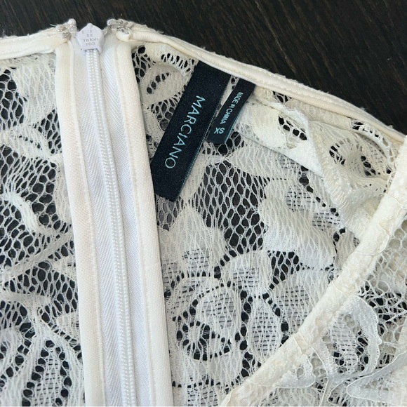 White Lace Dress with bell sleeves - Picture 3 of 3